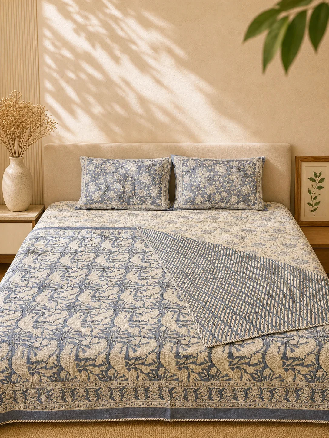 Ways to Style Hand Block Printed Bedsheets for a Beautiful Indian Bedroom